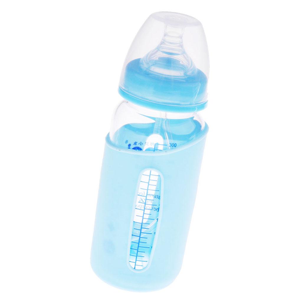 Anti-colic Baby Infant Milk Feeding Nipple Bottle Nurser Blue