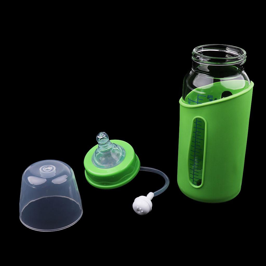 Anti-colic Baby Infant Milk Feeding Nipple Bottle Nurser Green