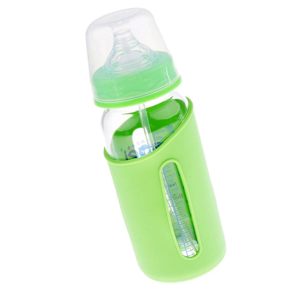 Anti-colic Baby Infant Milk Feeding Nipple Bottle Nurser Green