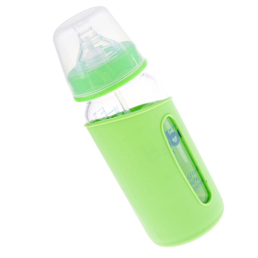 Anti-colic Baby Infant Milk Feeding Nipple Bottle Nurser Green