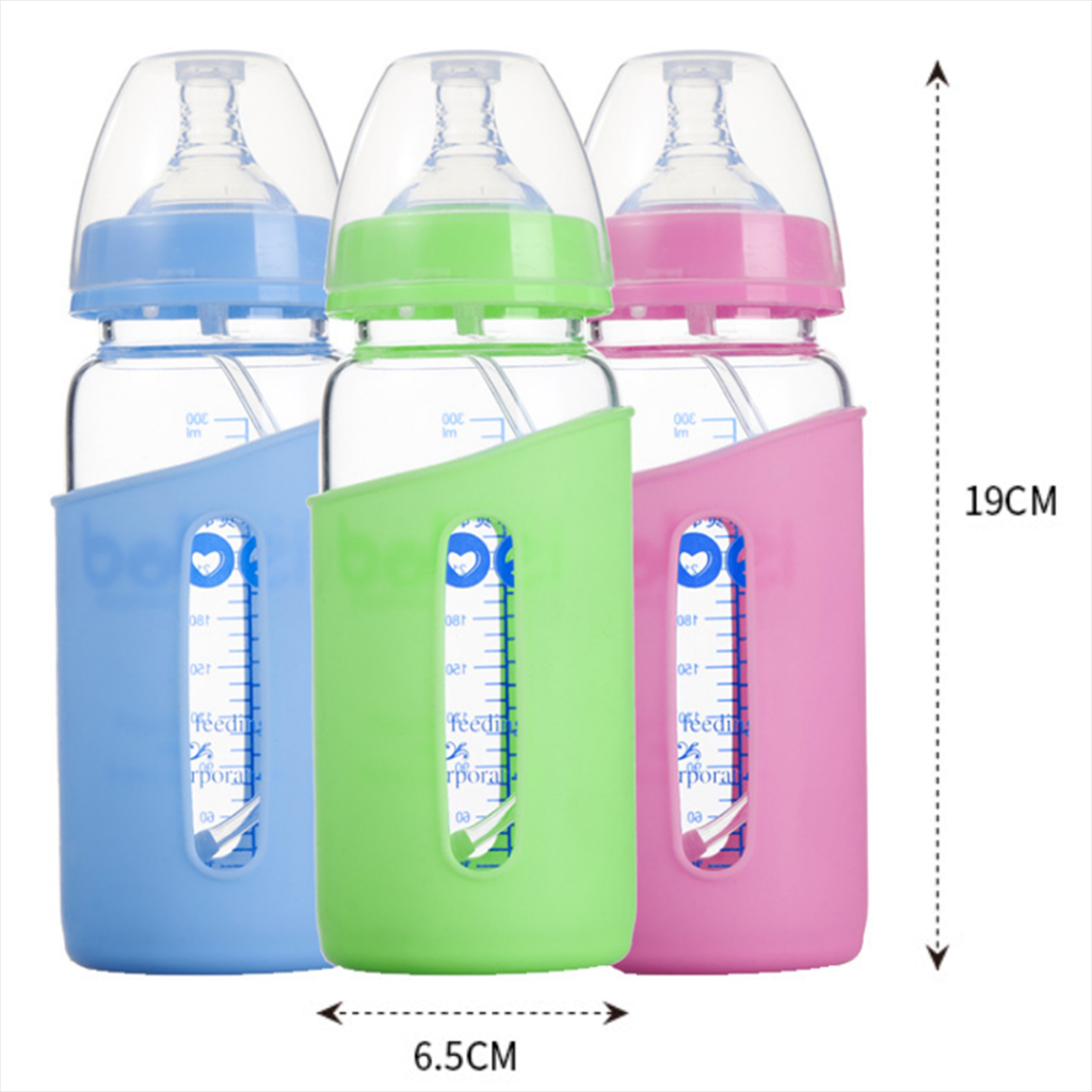 Anti-colic Baby Infant Milk Feeding Nipple Bottle Nurser Green