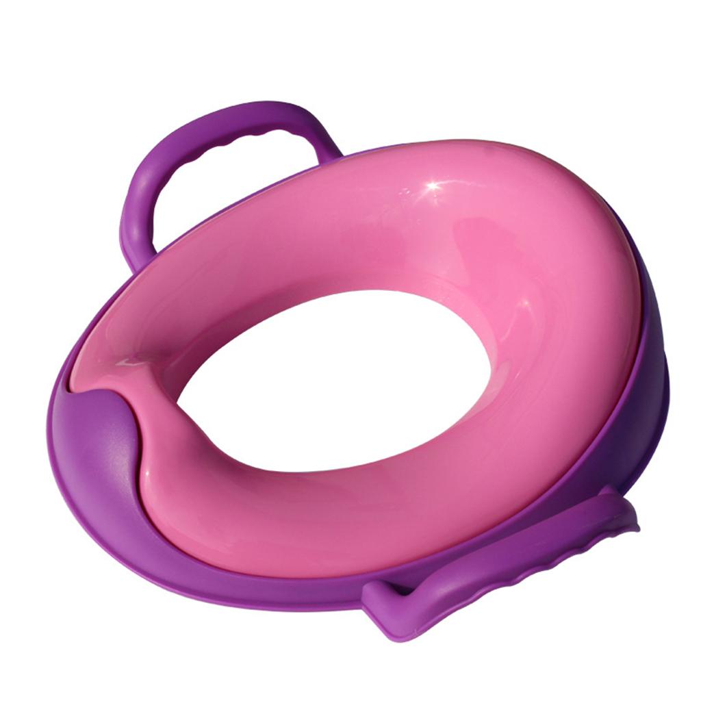 Kids Comfortable Soft Padded Cover Toilet Seat Training Toddler Pink