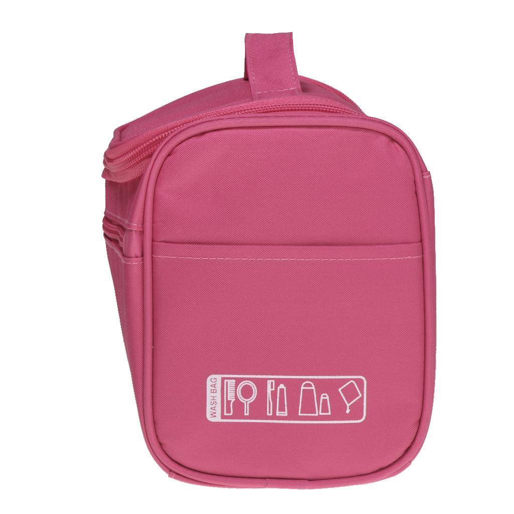 Big Capacity Toiletry Bag Makeup Cosmetic Storage Bag Pink