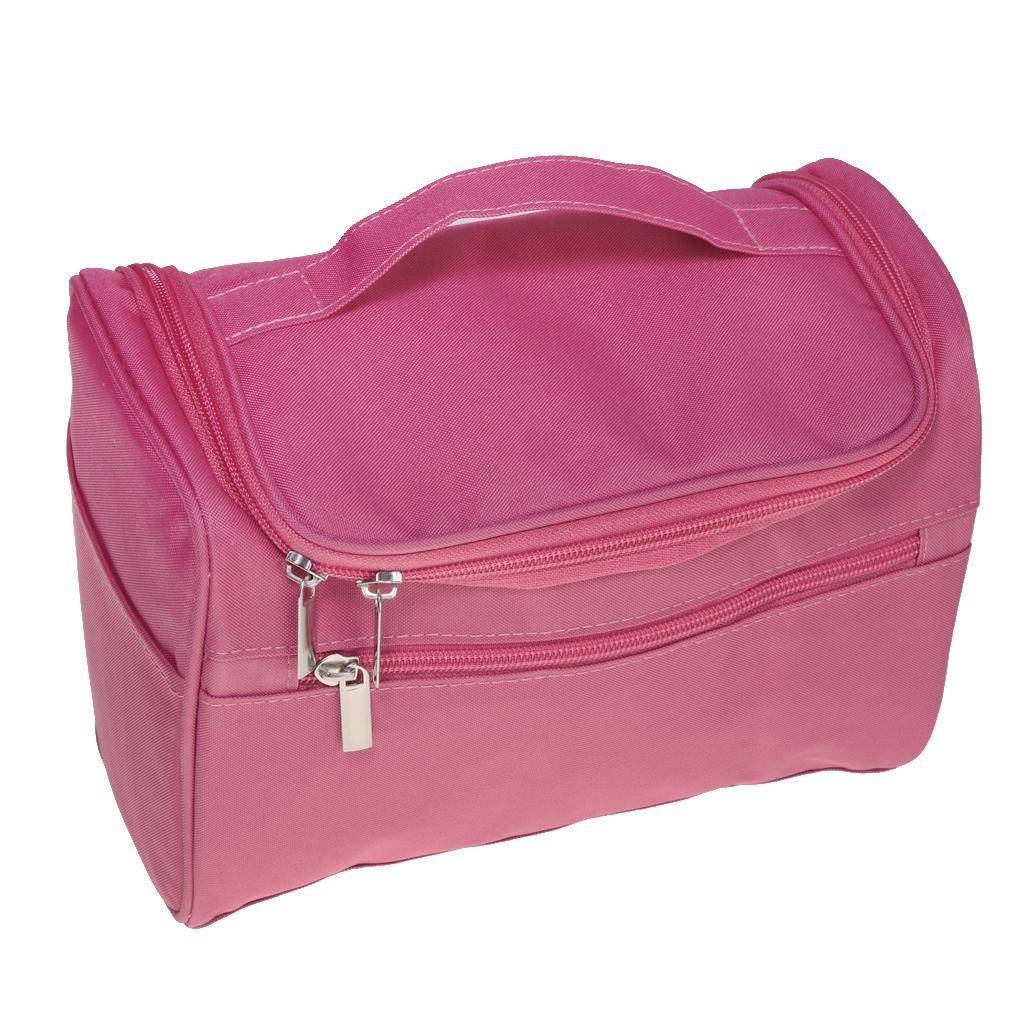 Big Capacity Toiletry Bag Makeup Cosmetic Storage Bag Pink