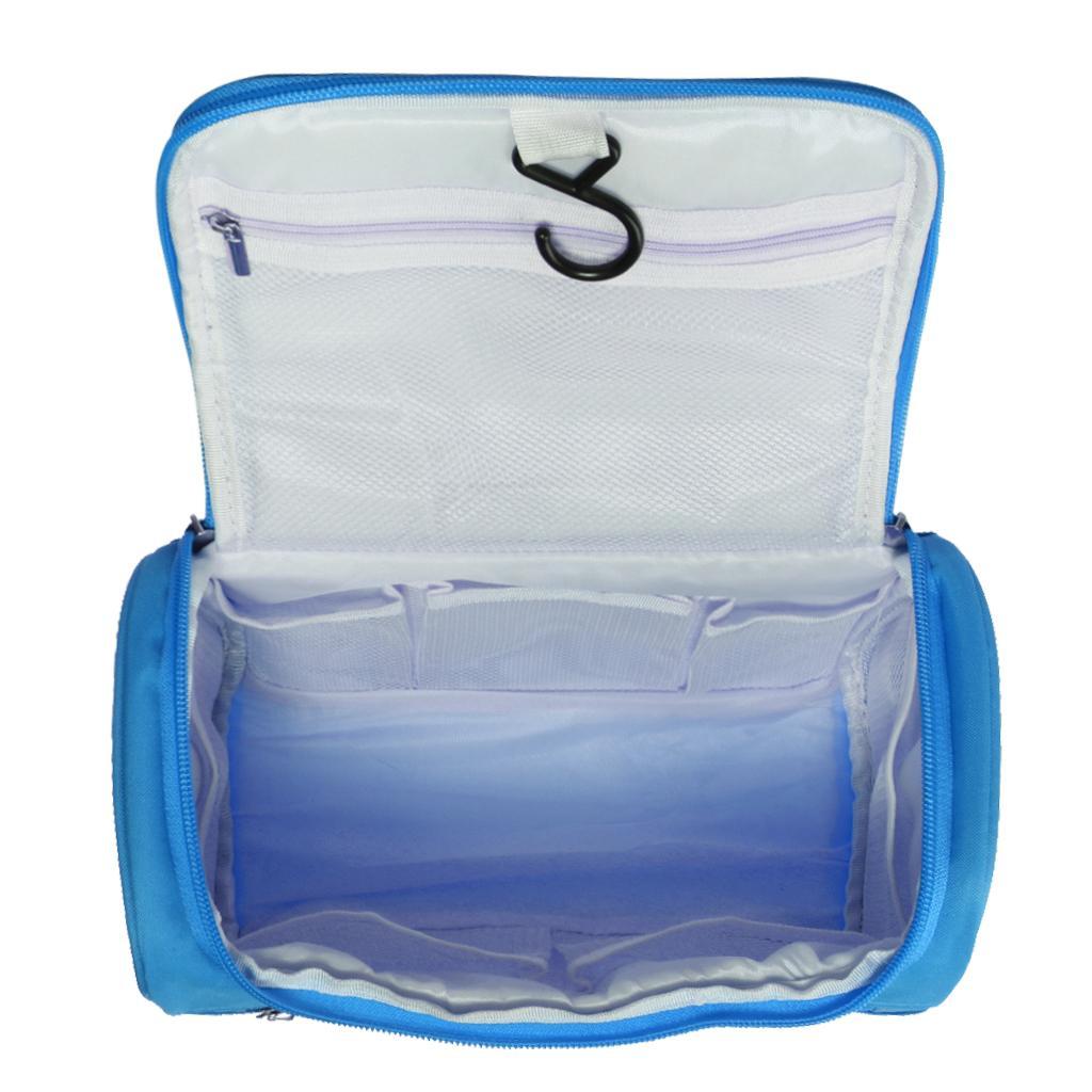 Big Capacity Toiletry Bag Makeup Cosmetic Storage Bag Skyblue