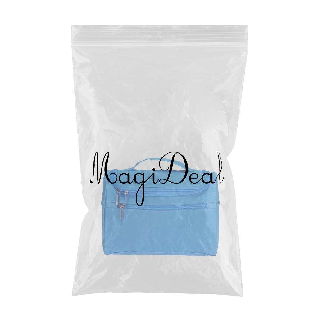 Big Capacity Toiletry Bag Makeup Cosmetic Storage Bag Skyblue