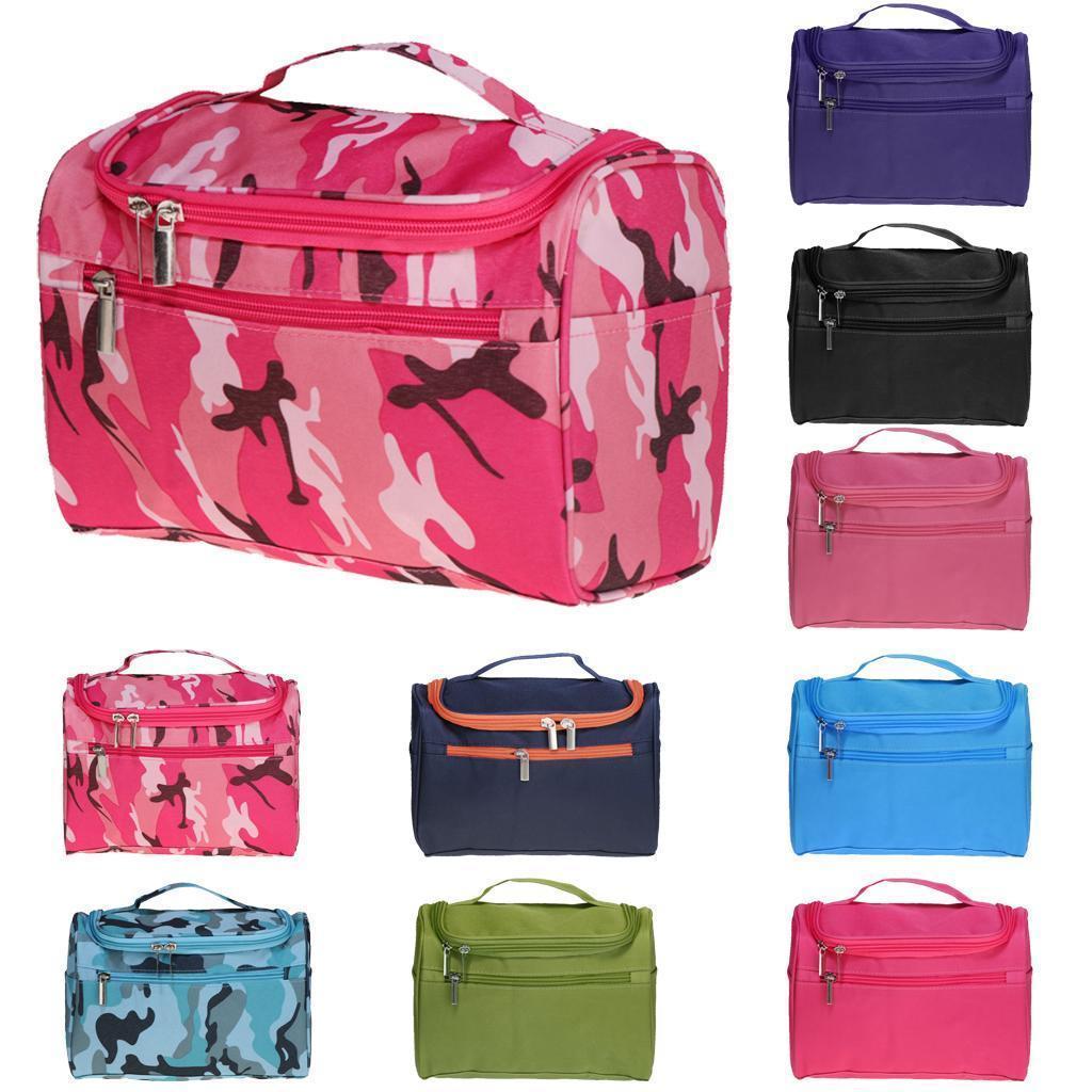 Big Capacity Toiletry Bag Makeup Cosmetic Storage Bag RoseRed
