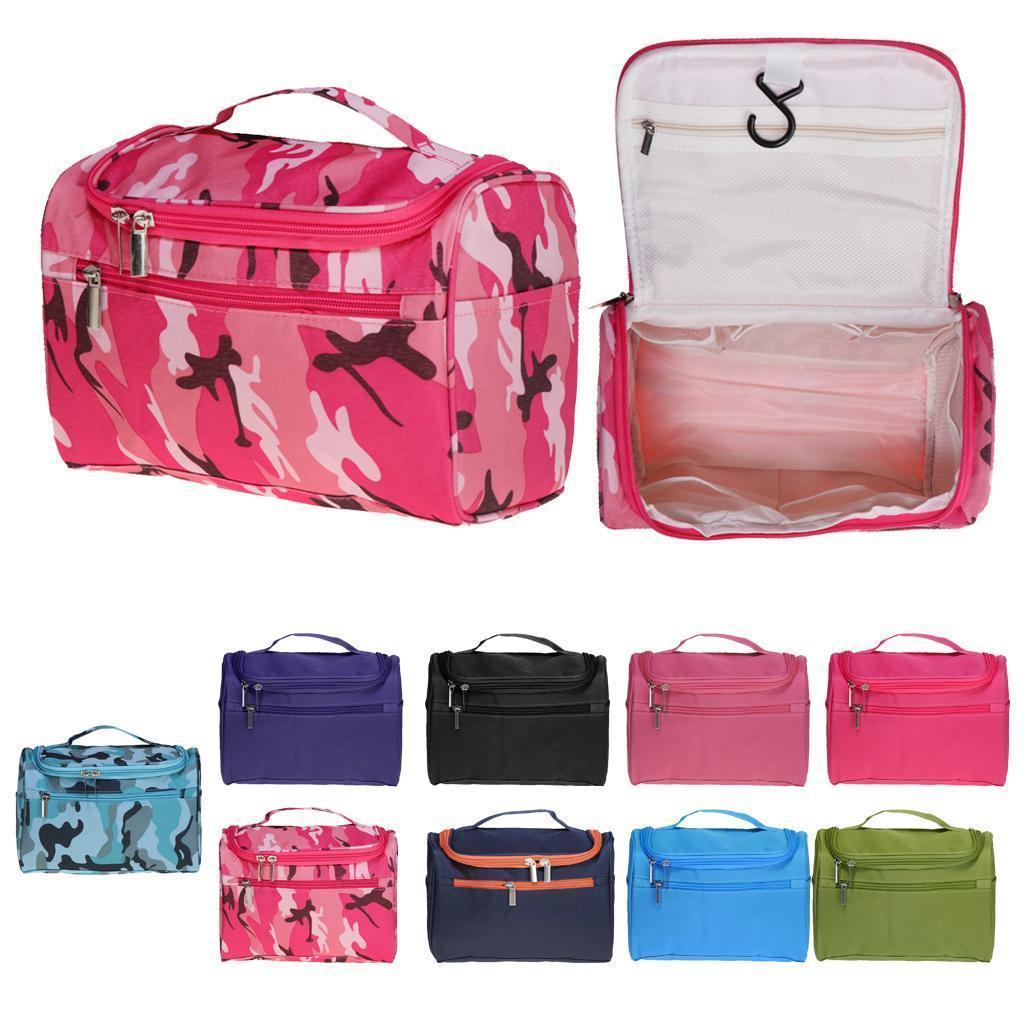 Big Capacity Toiletry Bag Makeup Cosmetic Storage Bag RoseRed