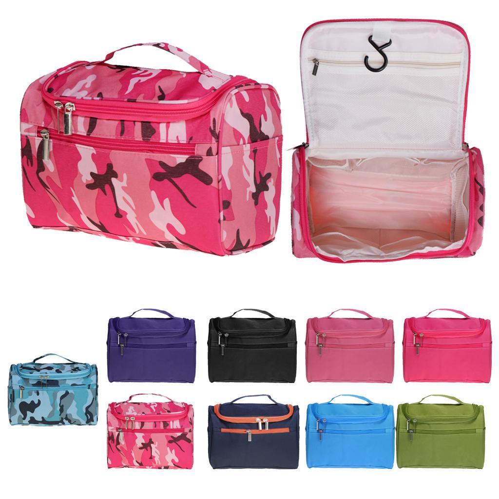 Big Capacity Toiletry Bag Makeup Cosmetic Storage Bag Navy Blue
