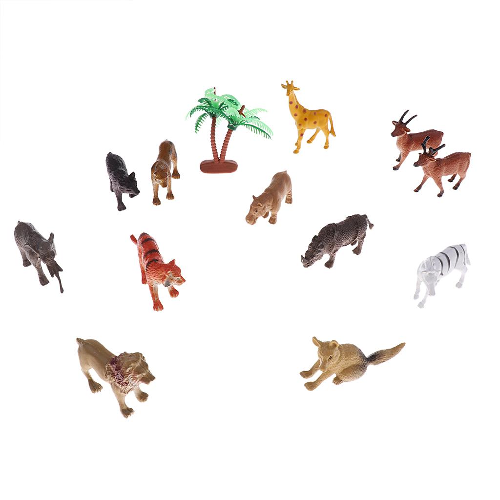 Simulation Wildlife Farm Animal Dinosaur Model Figure Kids Toy Collectibles Wildlife