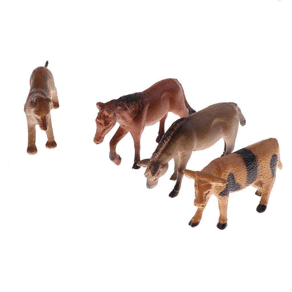 Simulation Wildlife Farm Animal Dinosaur Model Figure Kids Toy Collectibles Farm Animals