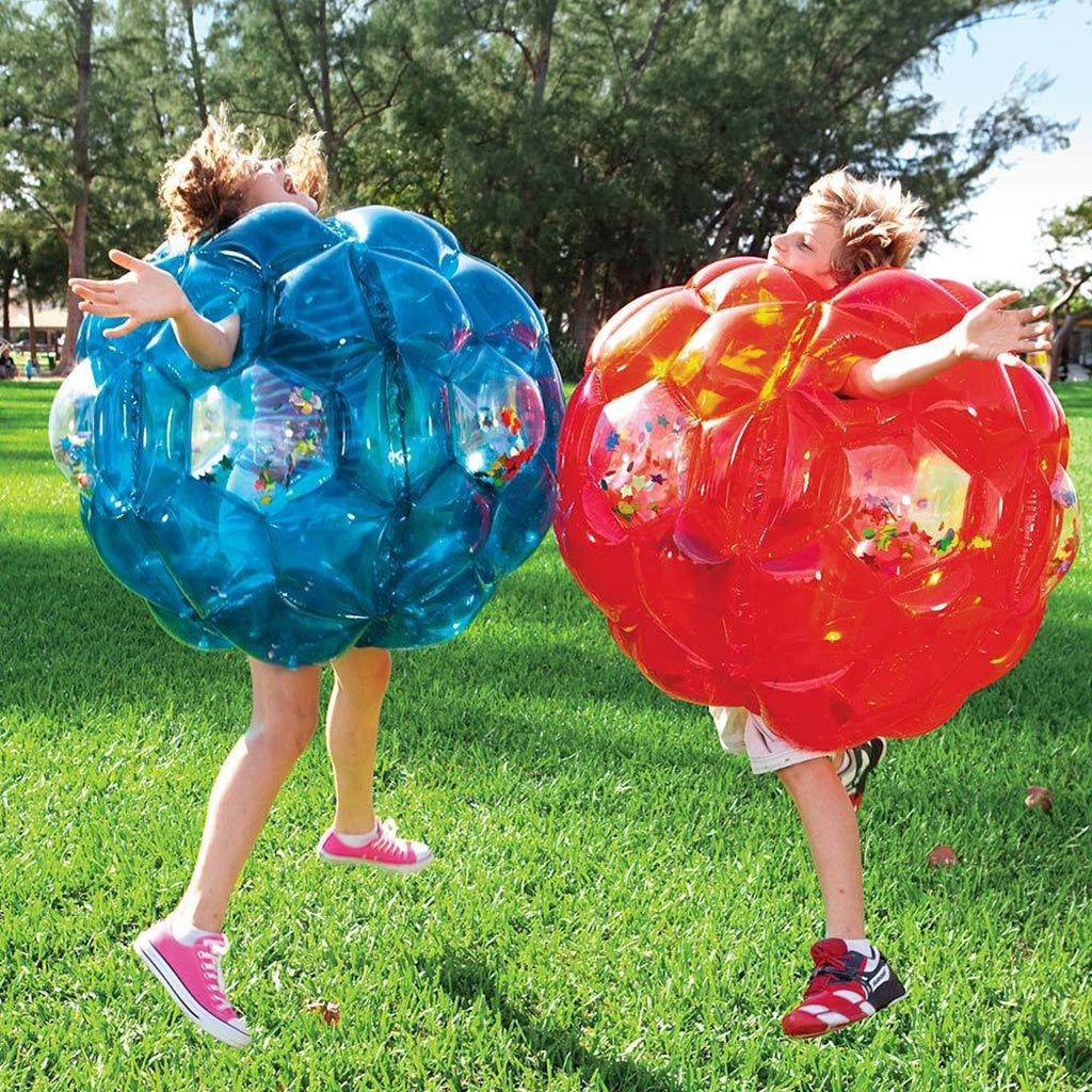 Inflatable Bumper Ball Body Zorbing Ball Zorb Bubble Soccer Red 60cm