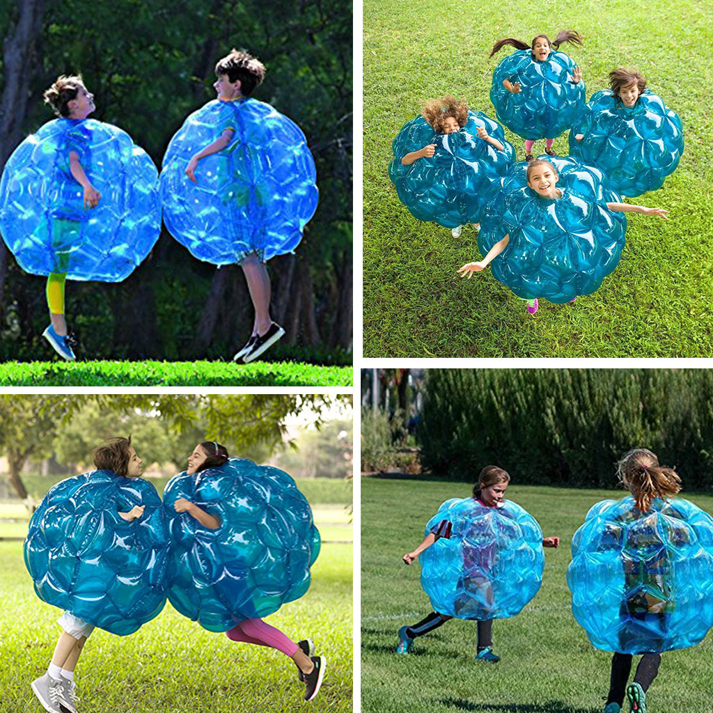 Inflatable Bumper Ball Body Zorbing Ball Zorb Bubble Soccer Blue 60cm