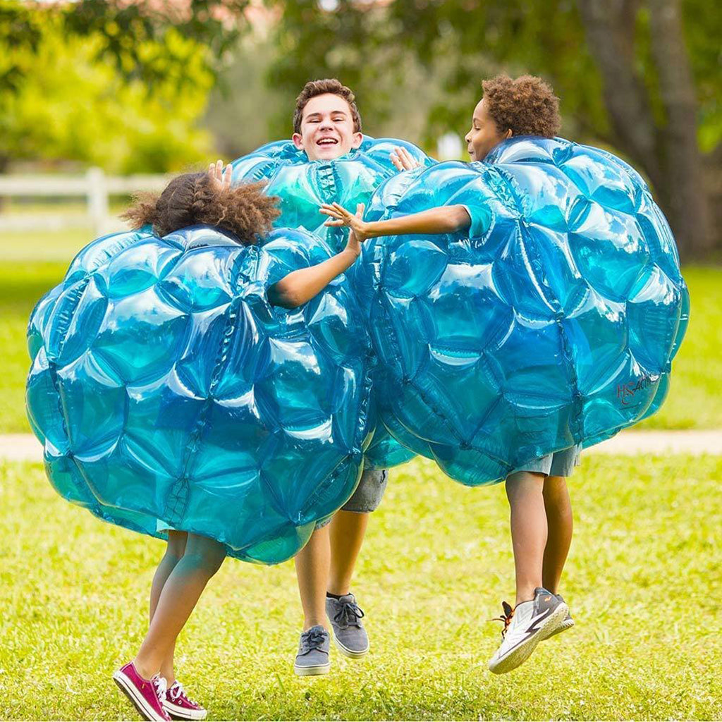 Inflatable Bumper Ball Body Zorbing Ball Zorb Bubble Soccer Blue 60cm