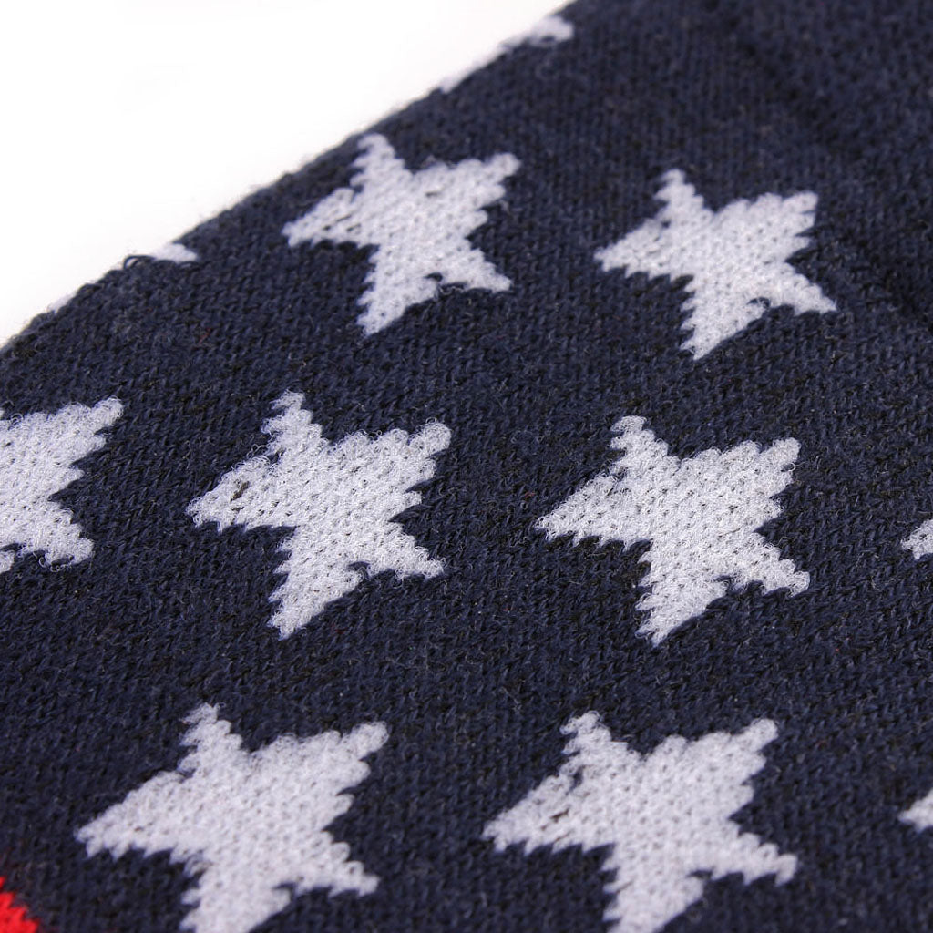 Womens Unisex American Flag Socks Crew Stars and Stripes 4th of July Patriotic Memorial Day