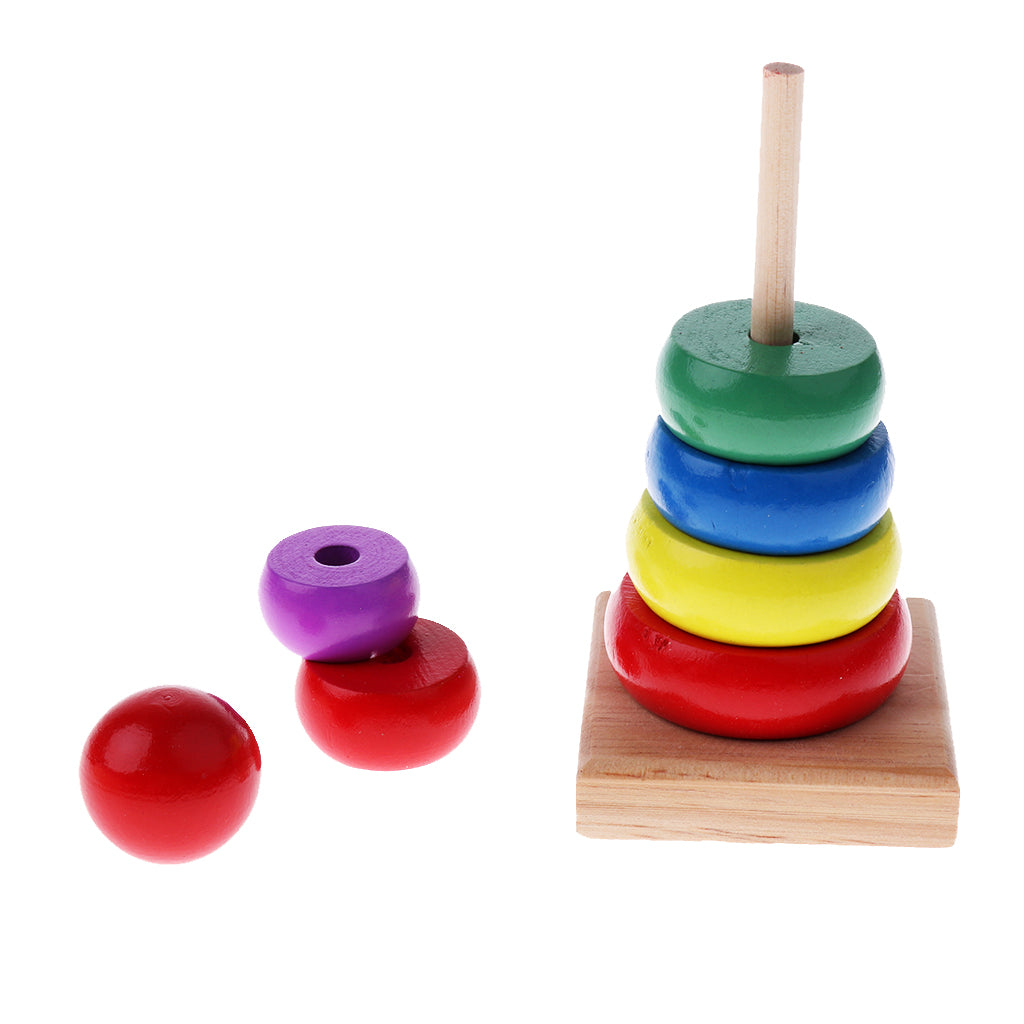 Wooden Childrens Musical Instrument Toy Percussion Sound  8Pcs