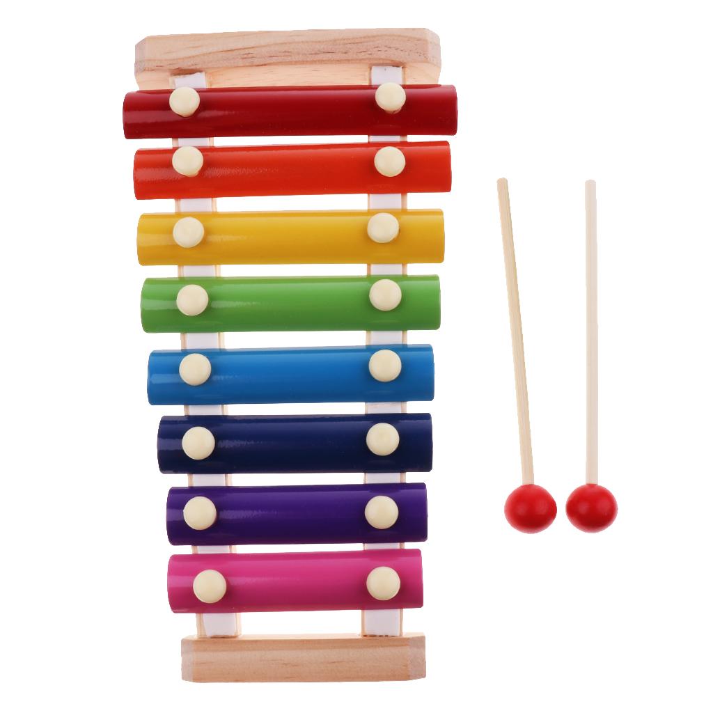 Percussion Set Kids Children Music Instruments Toys Band Rhythm Kit Girl-9 Pcs-1