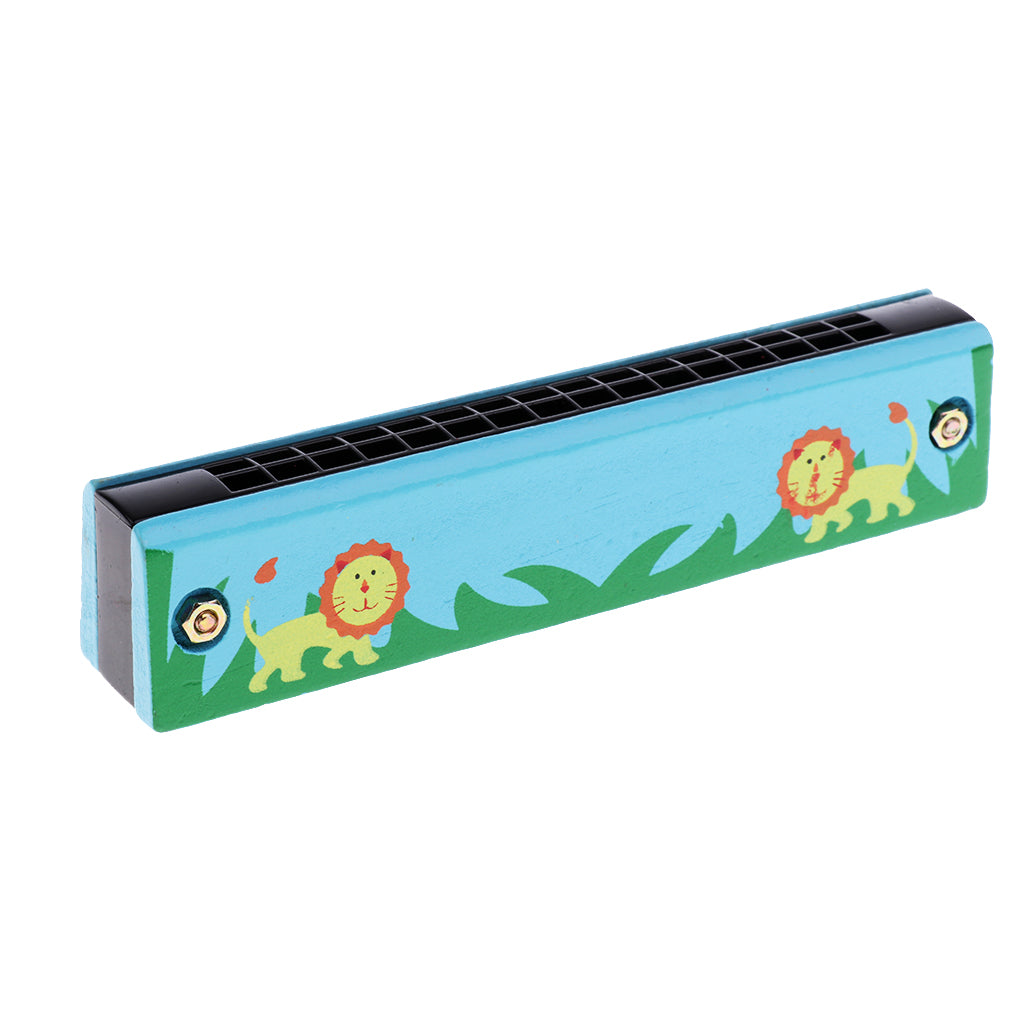 Educational Musical Plastic Harmonica Instrument Toy for Kids Gift Random Color