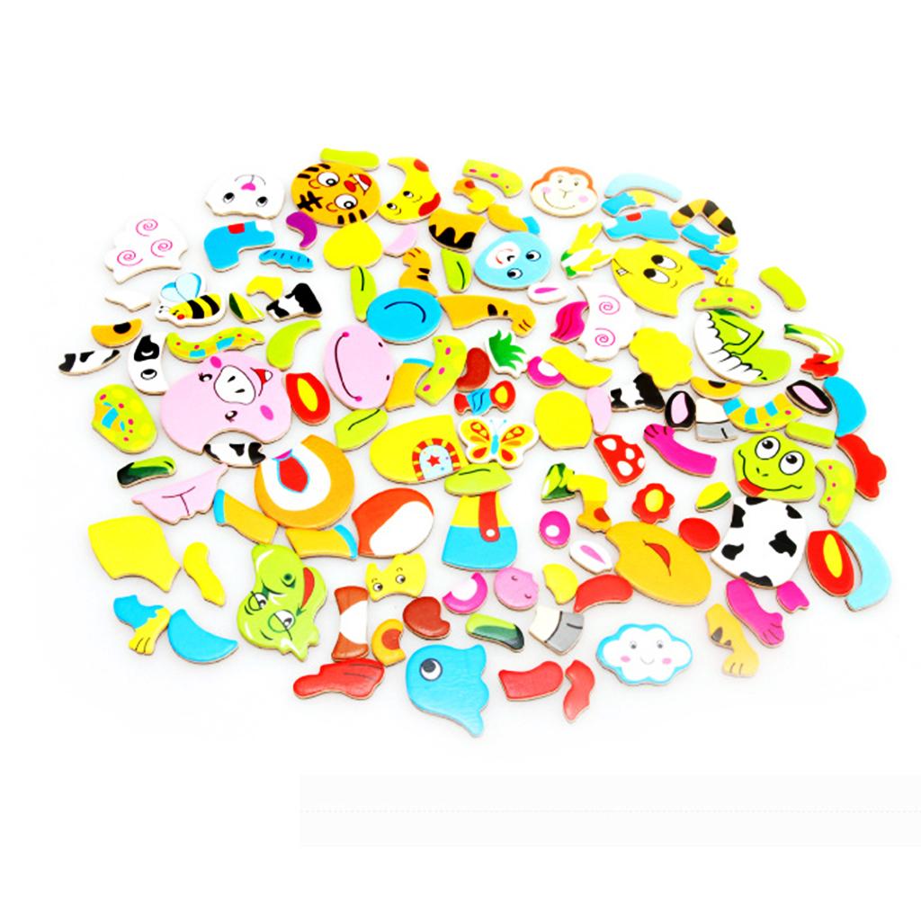 Wooden Kids Children Educational Learning Toys Magnetic Board Puzzle Games Zodiac