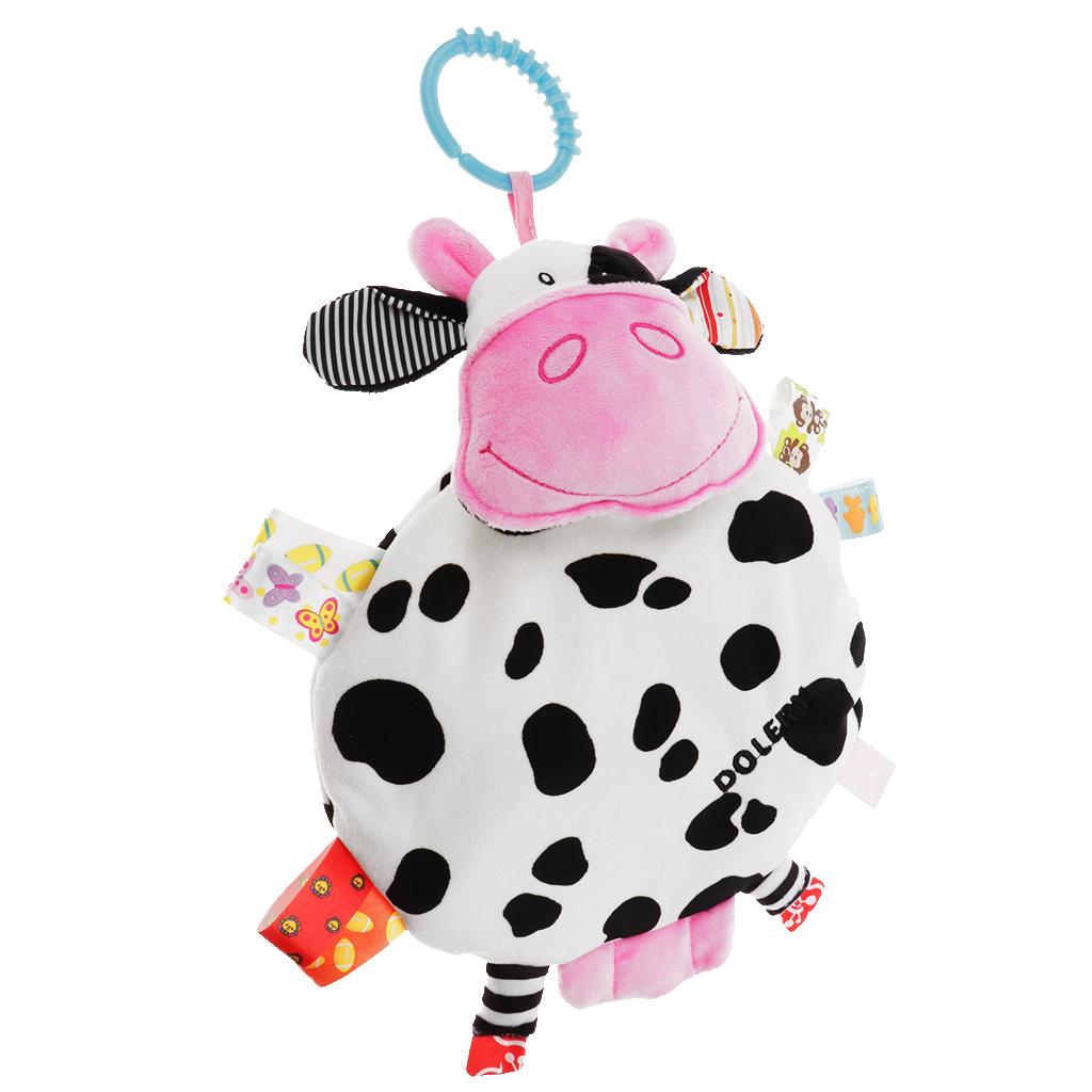 Baby Kids Pram Handbell Stroller Hanging Plush Toys Cow