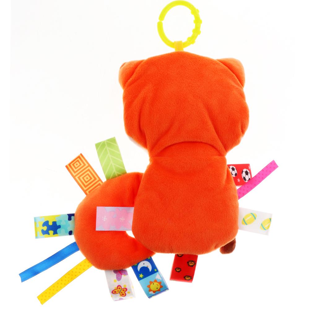 Baby Kids Pram Handbell Stroller Hanging Plush Toys Orange fox