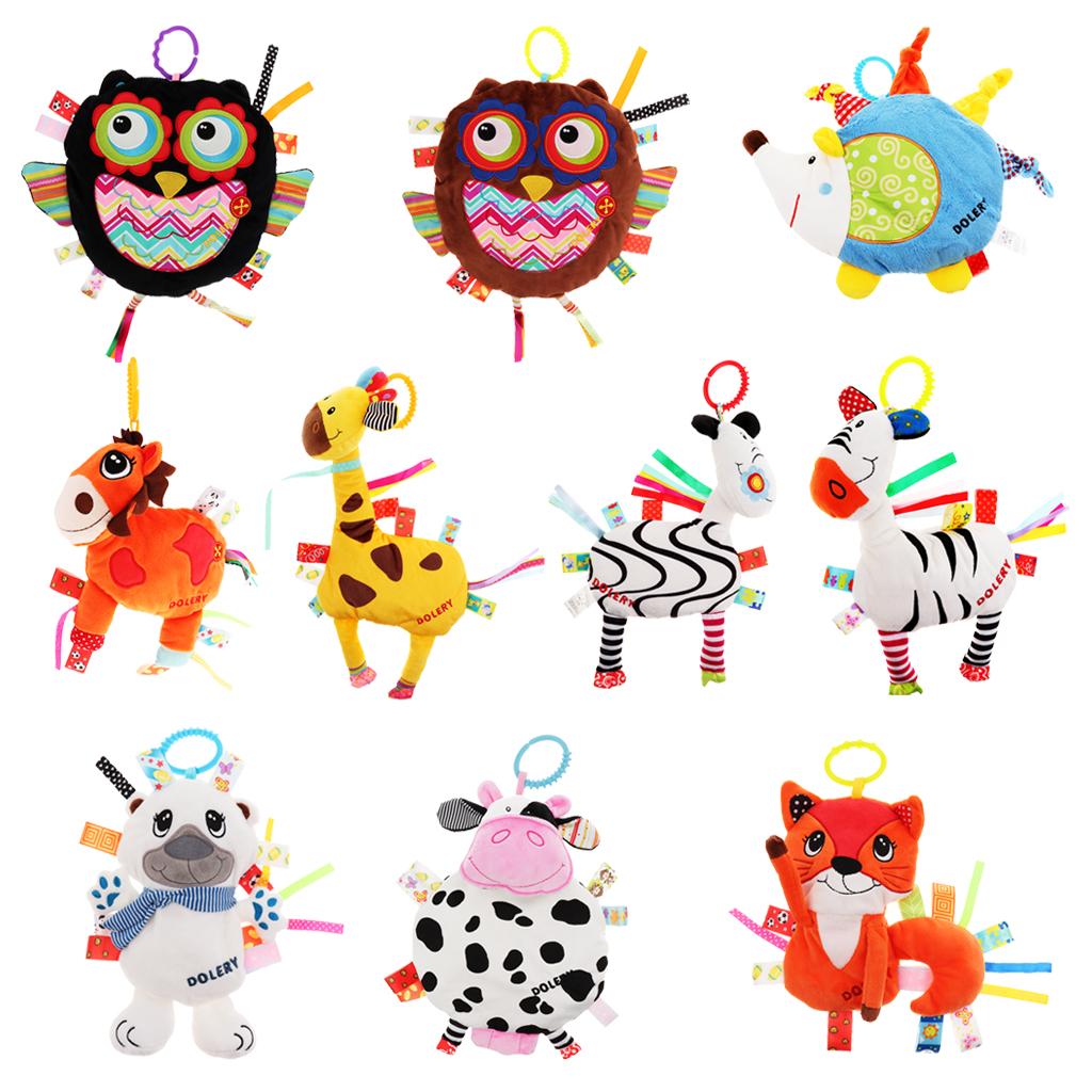 Baby Kids Pram Handbell Stroller Hanging Plush Toys Giraffe