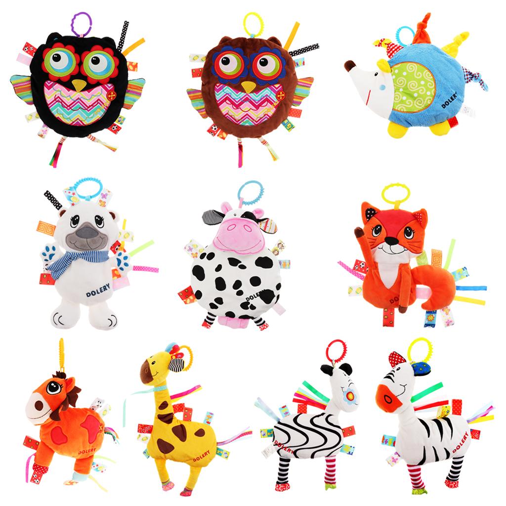 Baby Kids Pram Handbell Stroller Hanging Plush Toys Giraffe