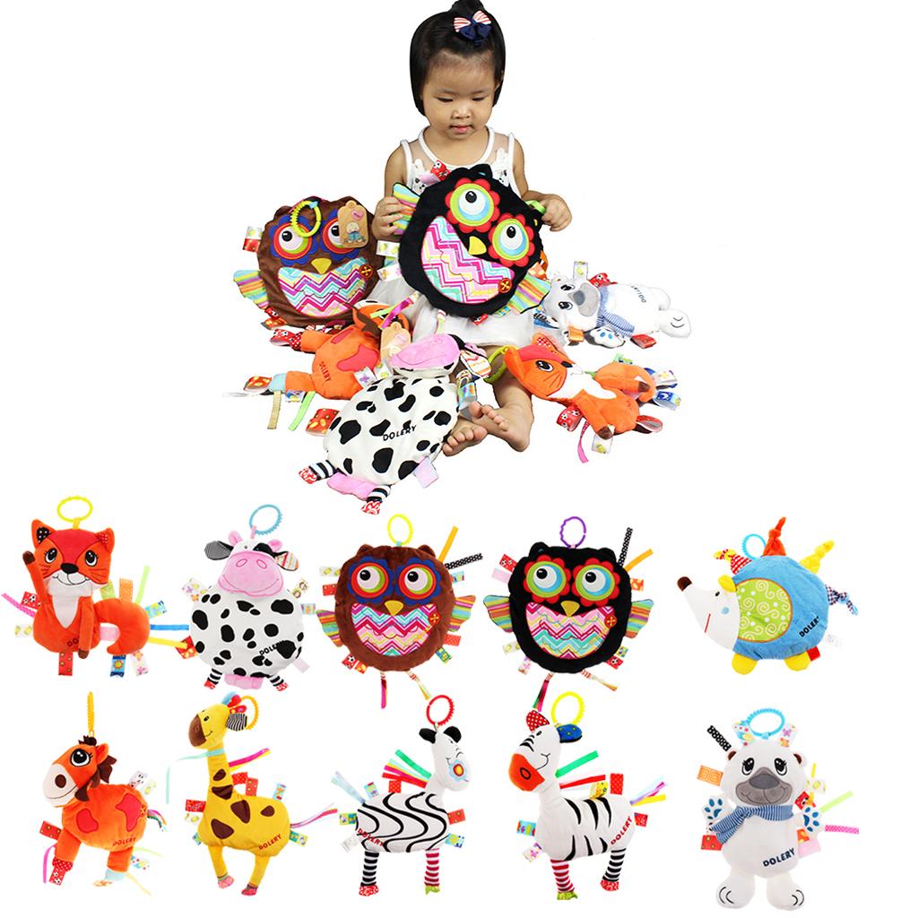 Baby Kids Pram Handbell Stroller Hanging Plush Toys Giraffe