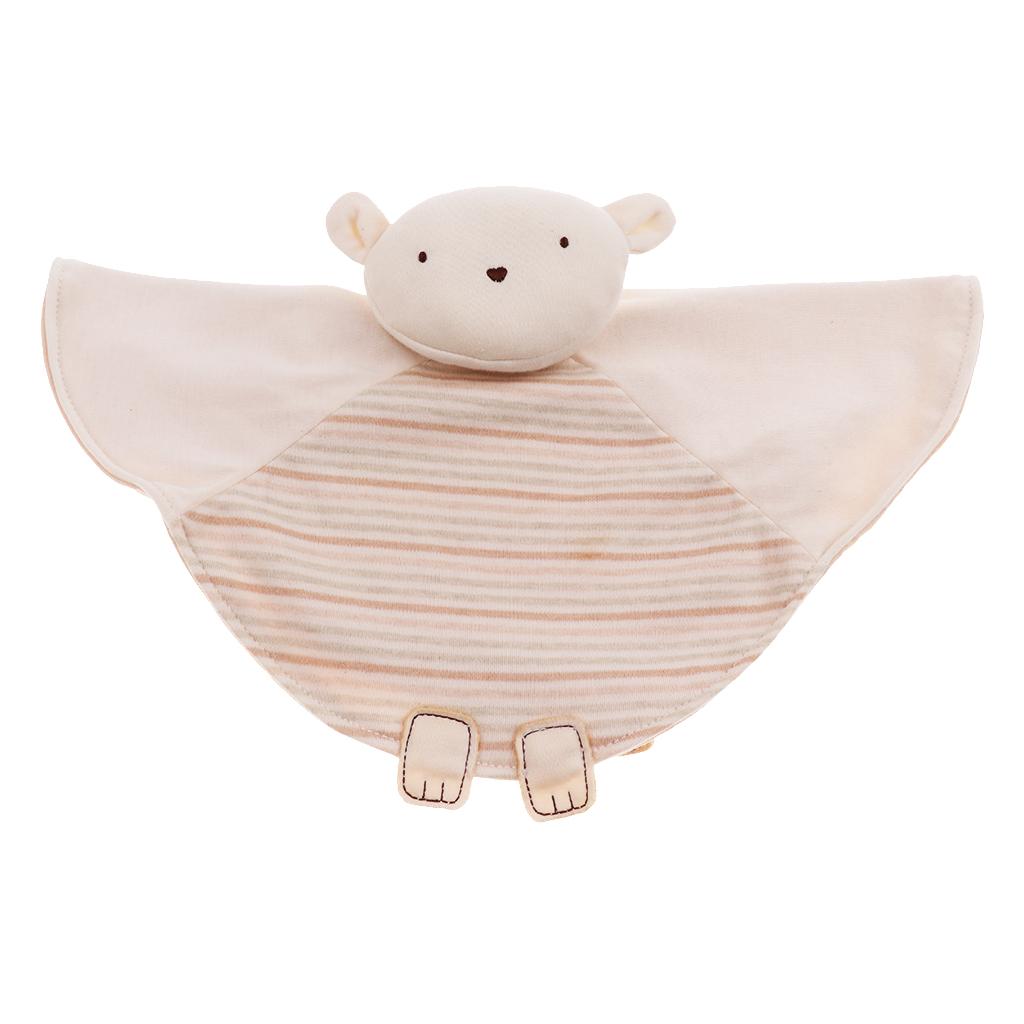 Baby Infant Organic Cotton Soft Cute Animal Hand Appease Towel Bear