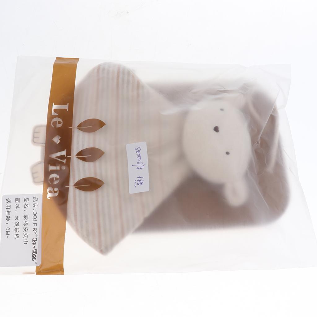 Baby Infant Organic Cotton Soft Cute Animal Hand Appease Towel Bear