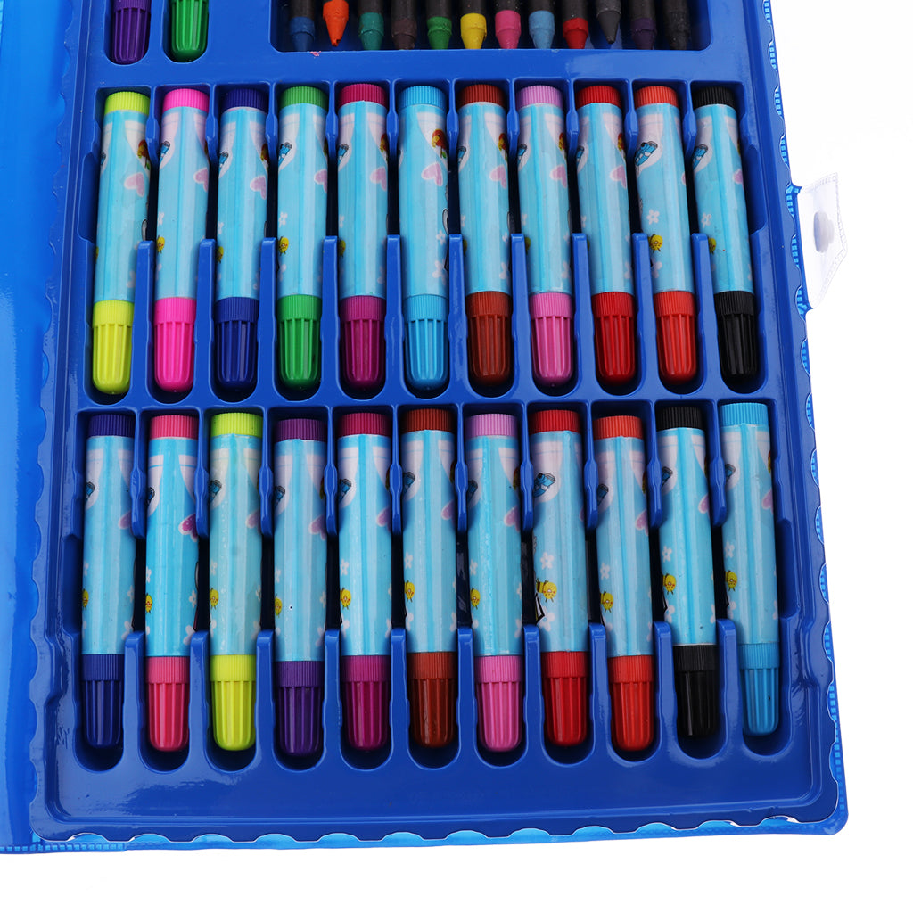86Pcs Watercolor Painting Pen Artist Drawing Marker Pens Set Blue