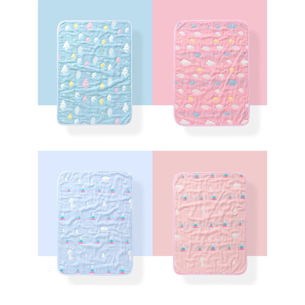 Changing Diaper Pad Baby Infant Urine Mat Nappy Bed 50x70cm Pink clouds