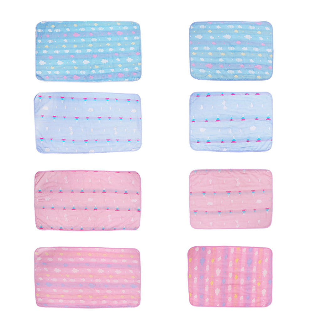 Changing Diaper Pad Baby Infant Urine Mat Nappy Bed 50x70cm Pink clouds