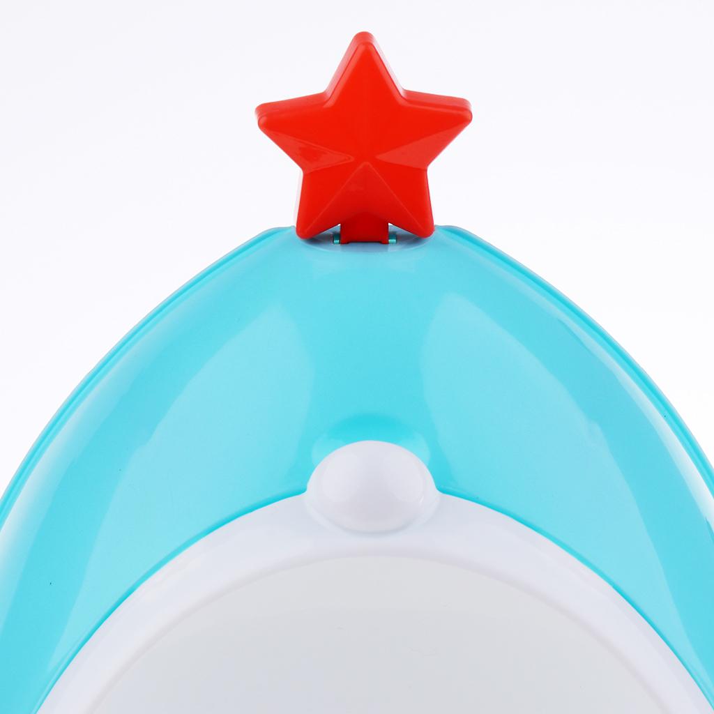 Potty Toilet Training Kids Urinal Boys Pee Trainer Bathroom Blue Rocket
