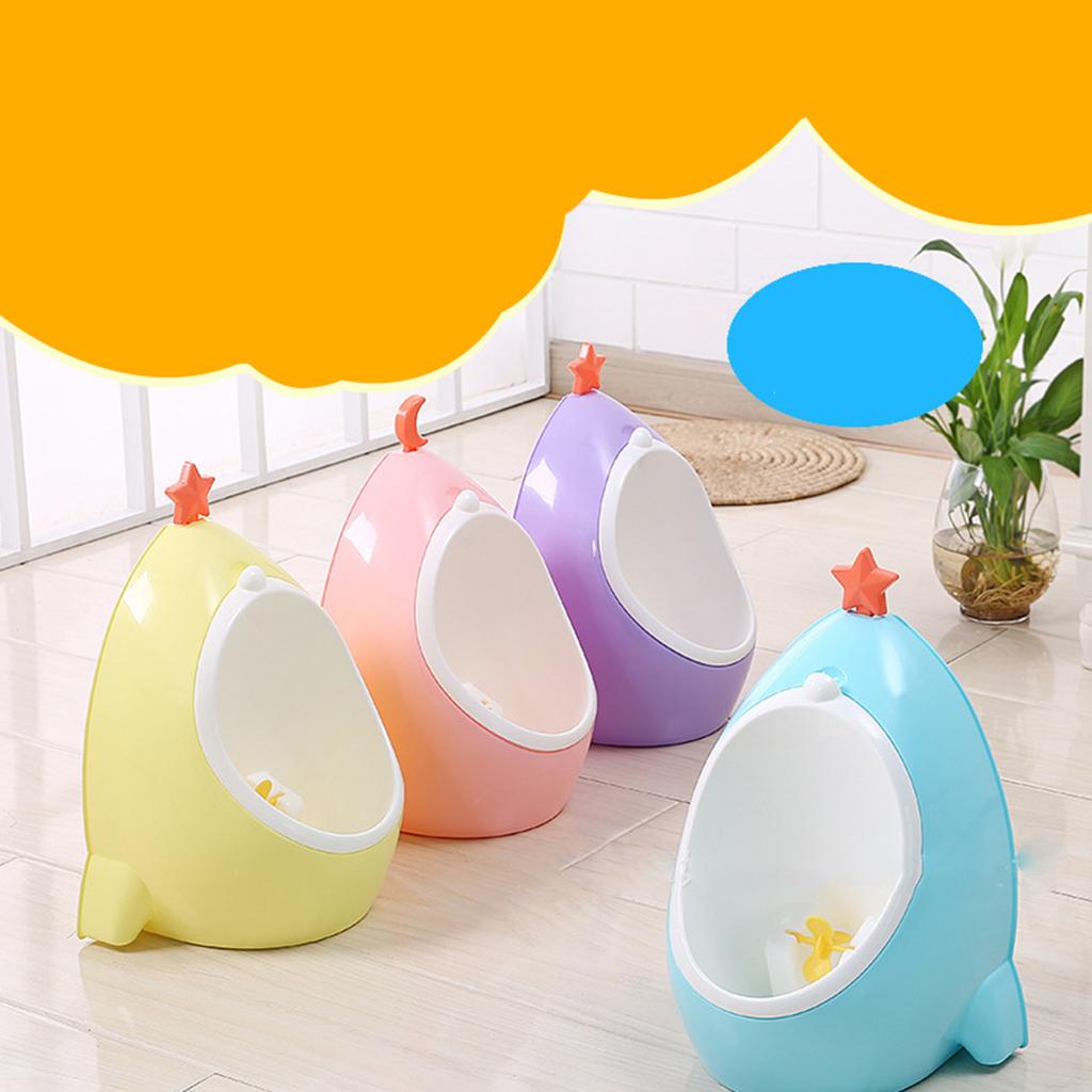 Potty Toilet Training Kids Urinal Boys Pee Trainer Bathroom Blue Rocket