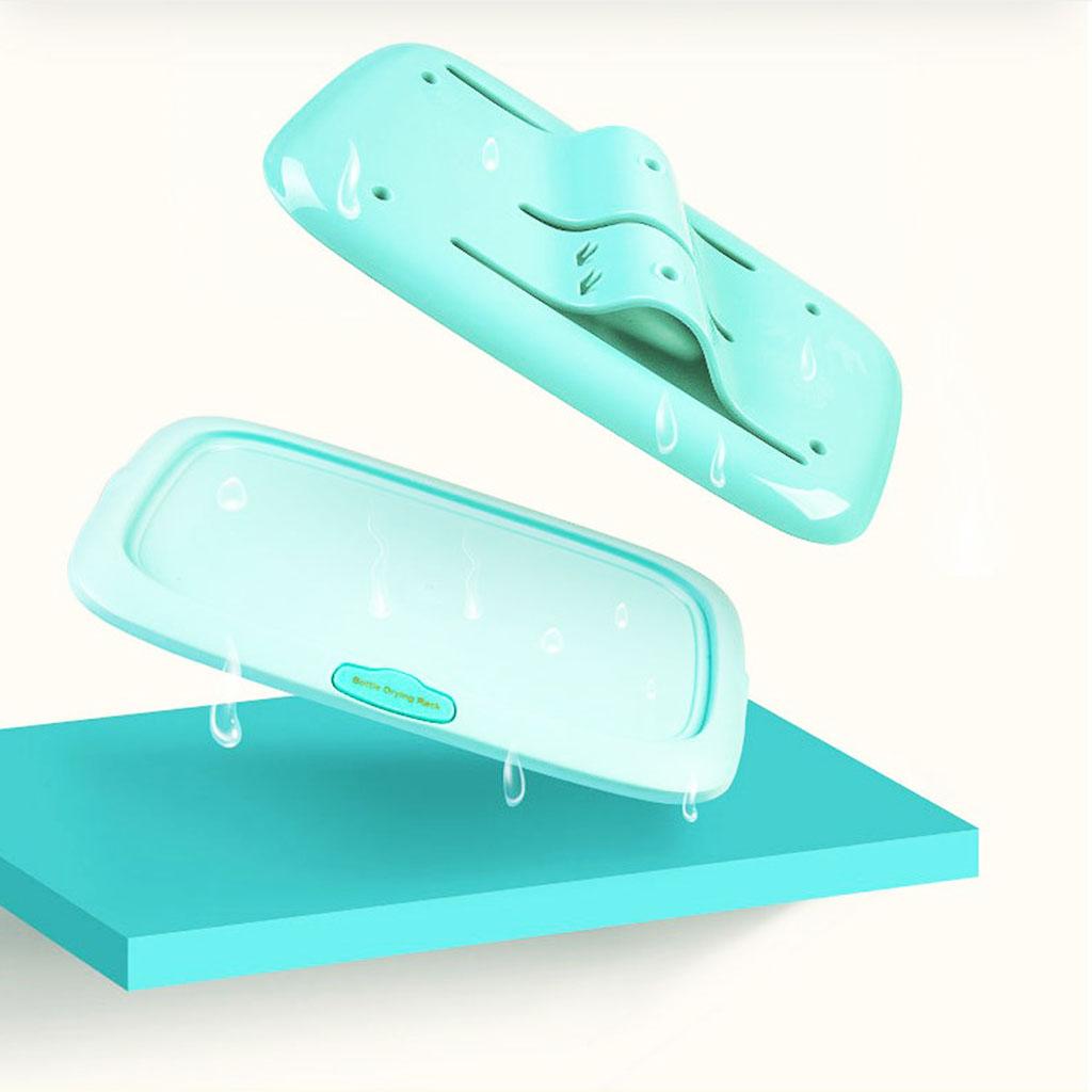 Deluxe Baby Bottle Drying Rack  Green