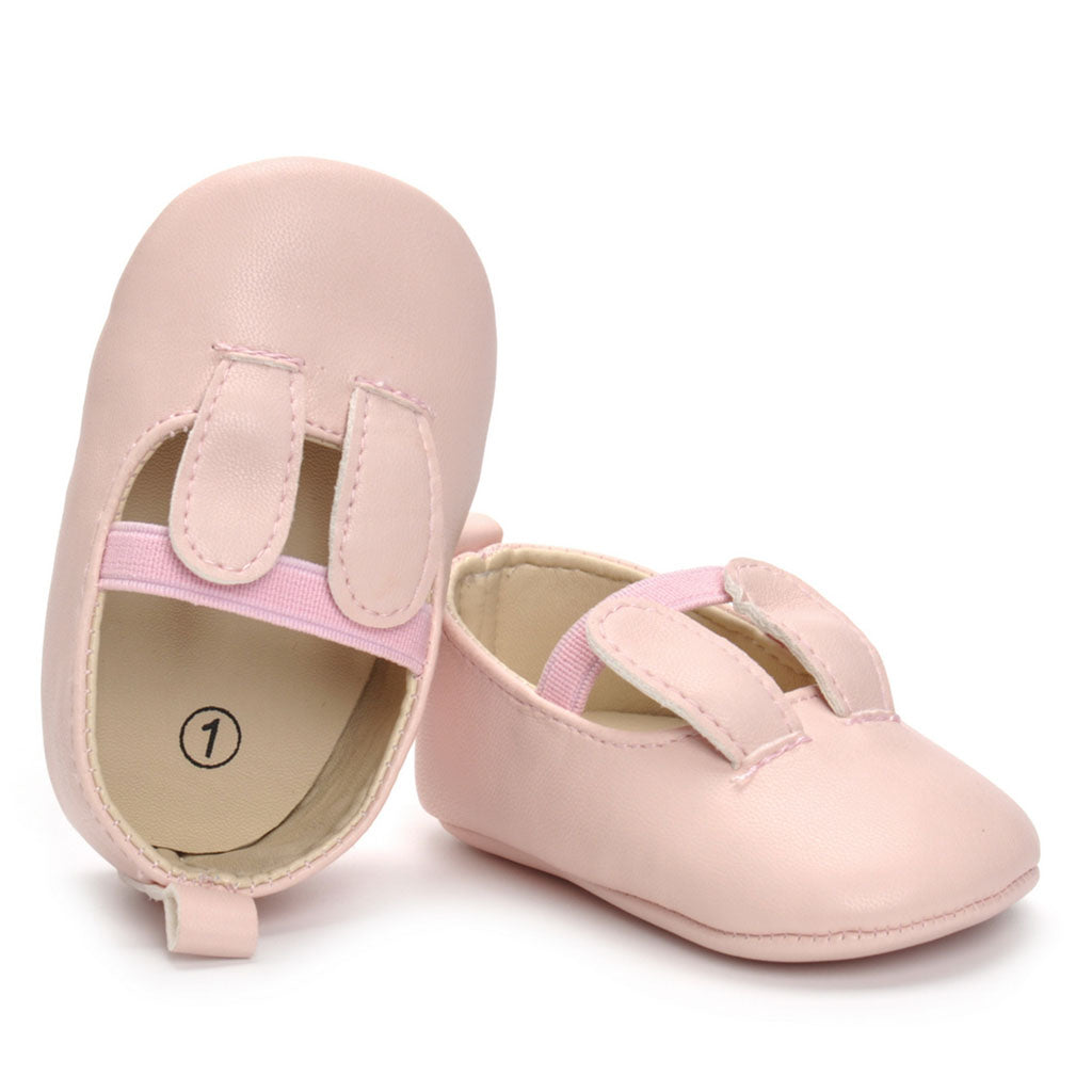 Baby Girl Anti-slip Crib Shoes Soft Sole Sneakers Prewalker 0-18M 12-18M