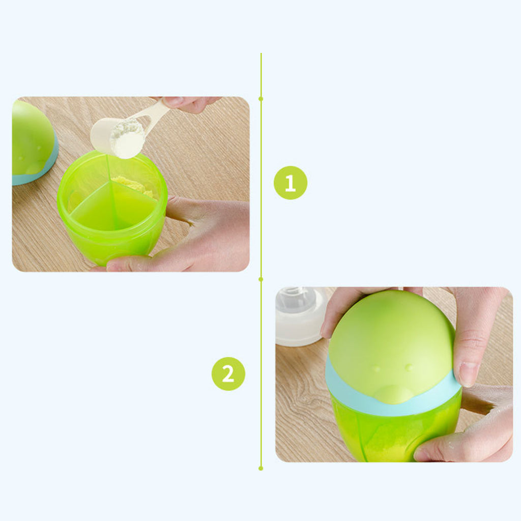 Baby Milk Powder Formula  Container Storage Feeding Box Case Green