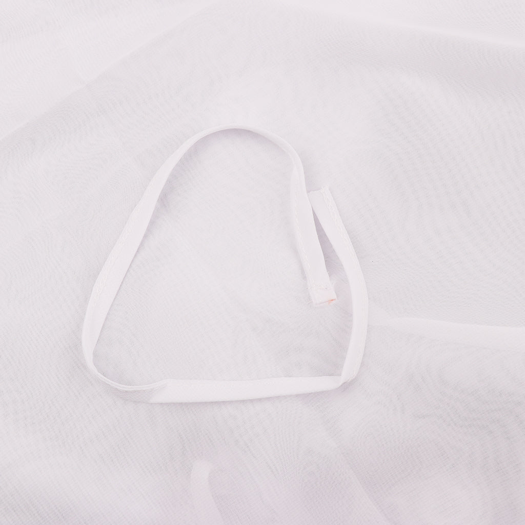 Kids Baby Bed Canopy Bedcover Mosquito Net Curtain Bedding Dome Tent Style 1-White