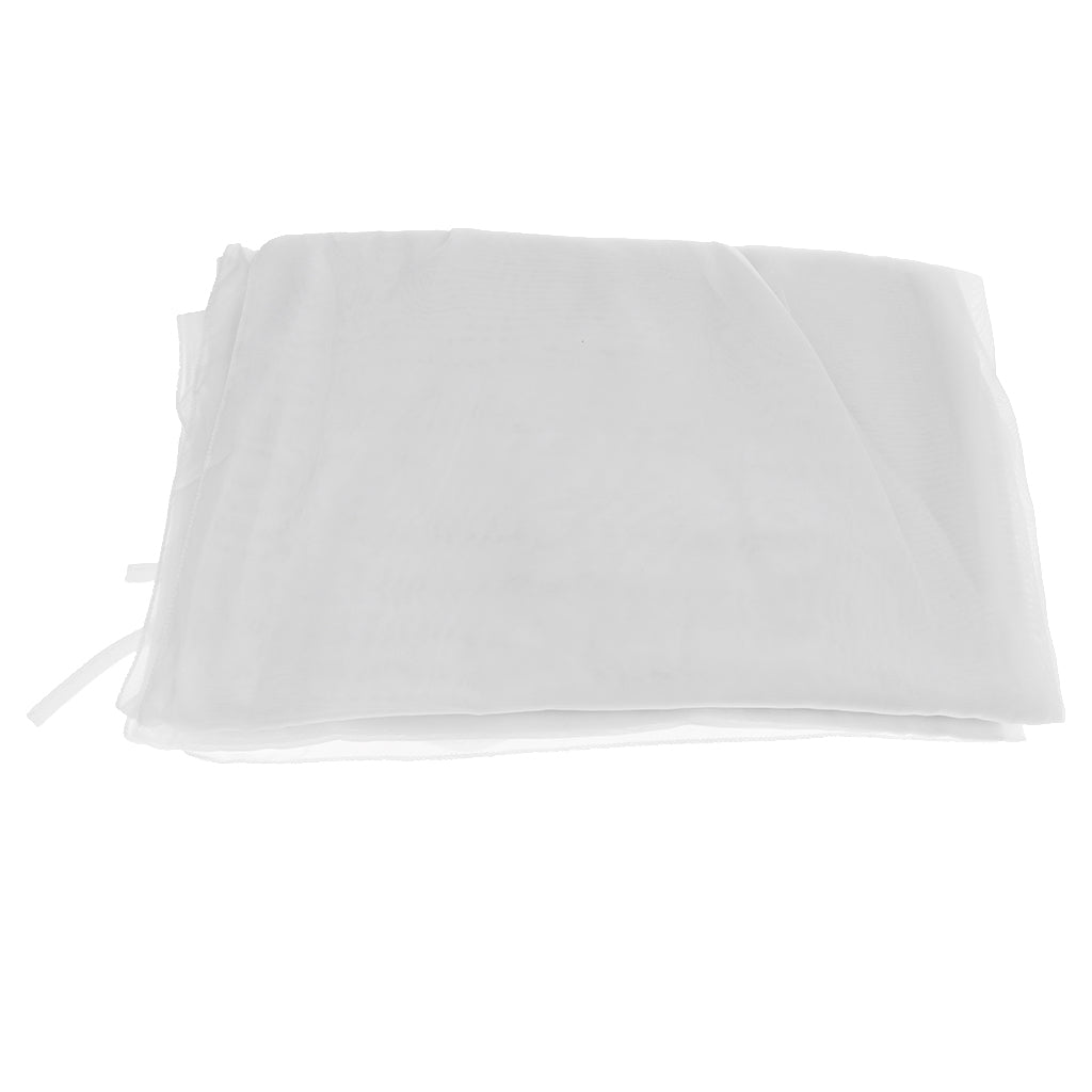 Kids Baby Bed Canopy Bedcover Mosquito Net Curtain Bedding Dome Tent Style 1-White