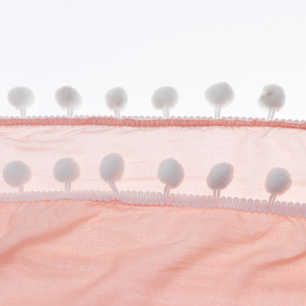 Mosquito Net Bed Canopy Yarn Play Tent Bedding for Kids Playing Reading Style 2-Pink