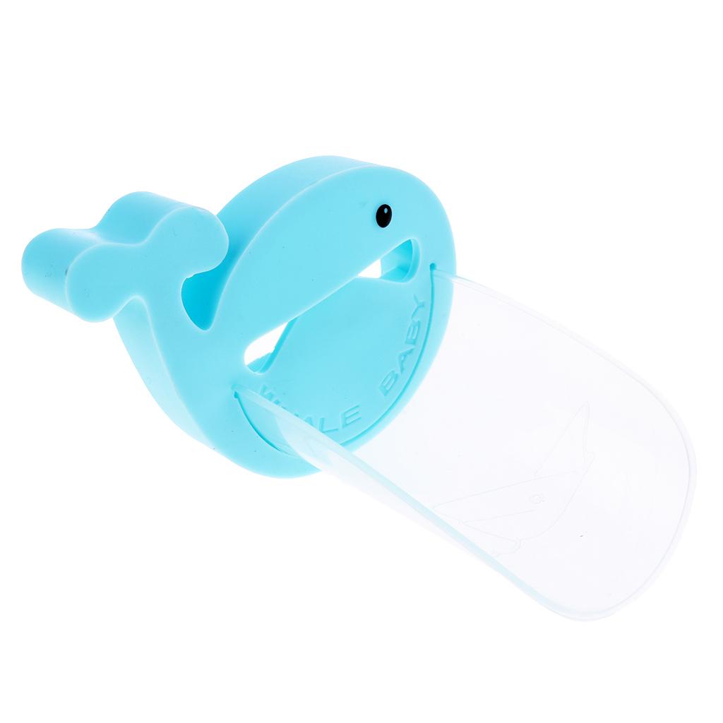 Faucet Handle Extender Set Connects to Sink Handle and Faucet Blue