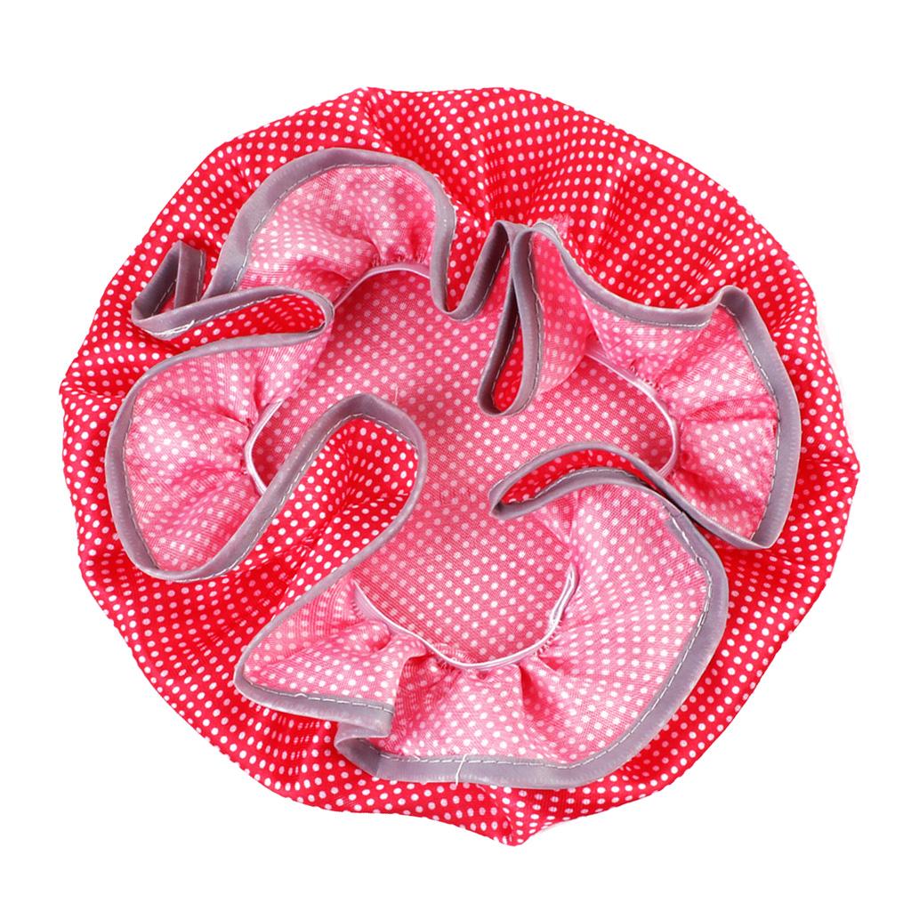 Children Kids Bath Shower Cap Red