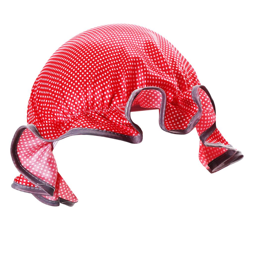 Children Kids Bath Shower Cap Red