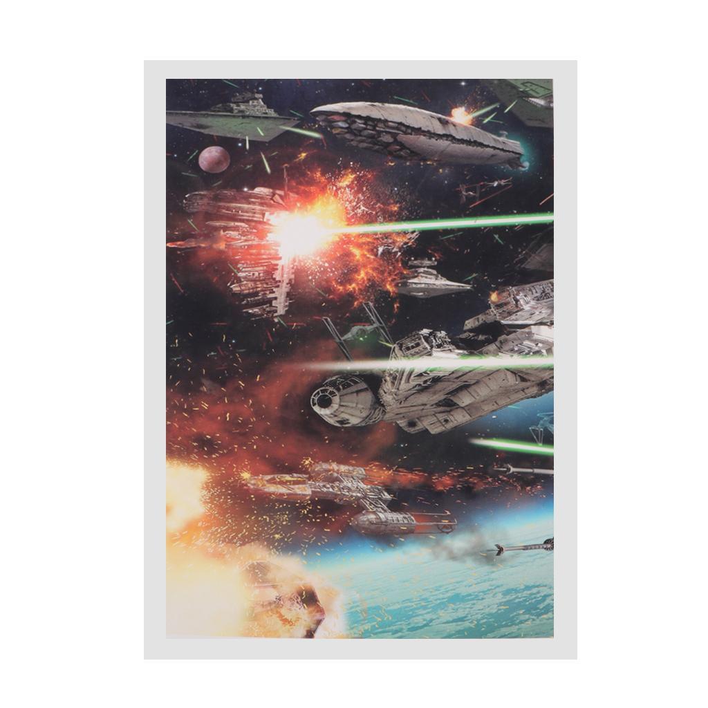 3Panel Art Oil Painting Canvas Picture Space Shuttle War Wall Decor  30x45cm