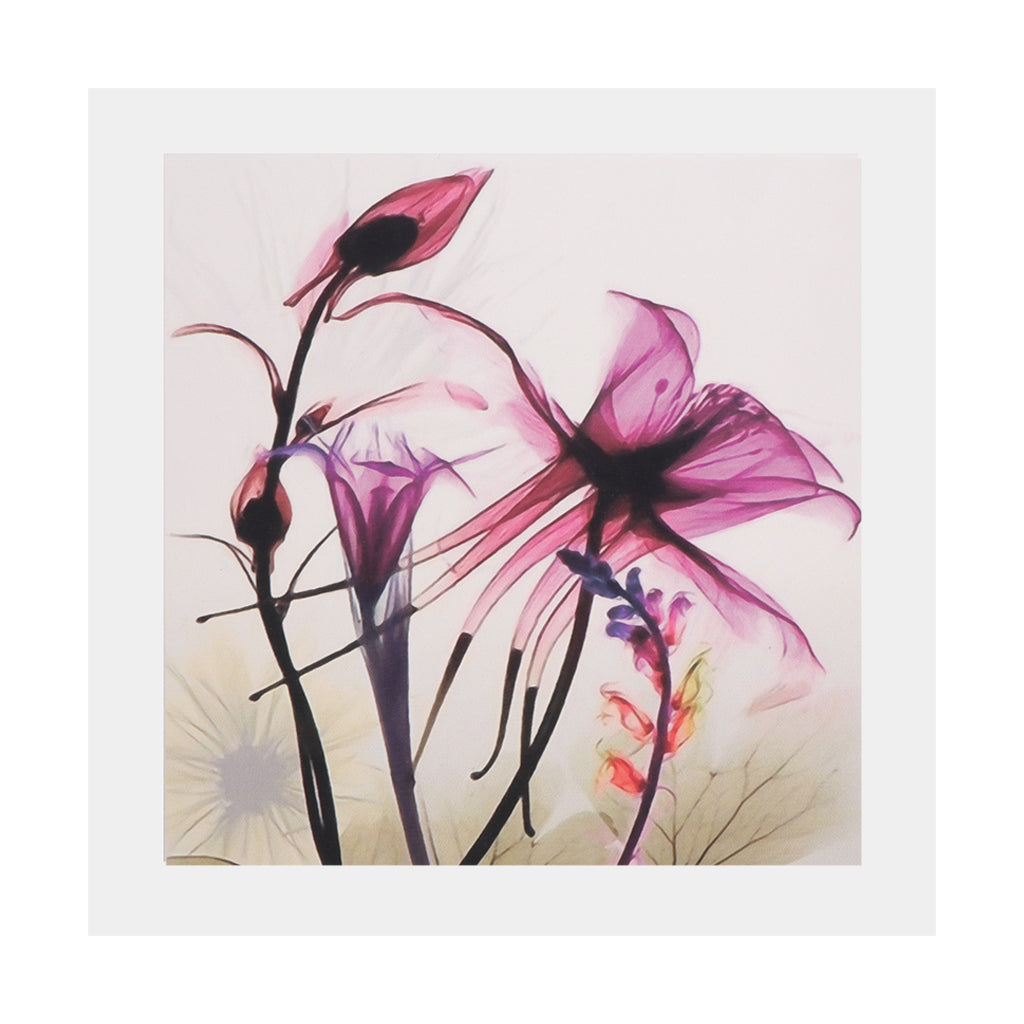 4 Panel Canvas Oil Painting Wall Decor Art Picture - Colorful Flower