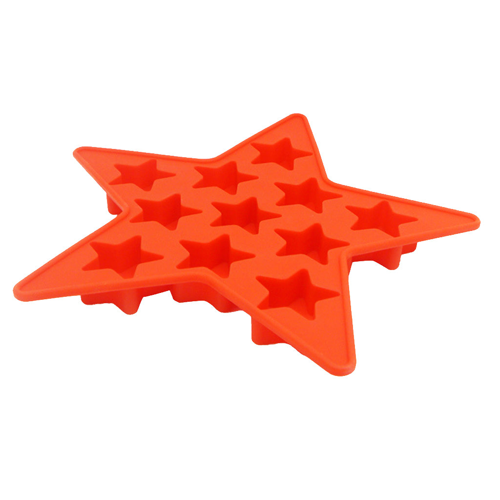 Silicone Fondant Mold Cake Decorating Chocolate Baking Mould Tool DIY Star Red