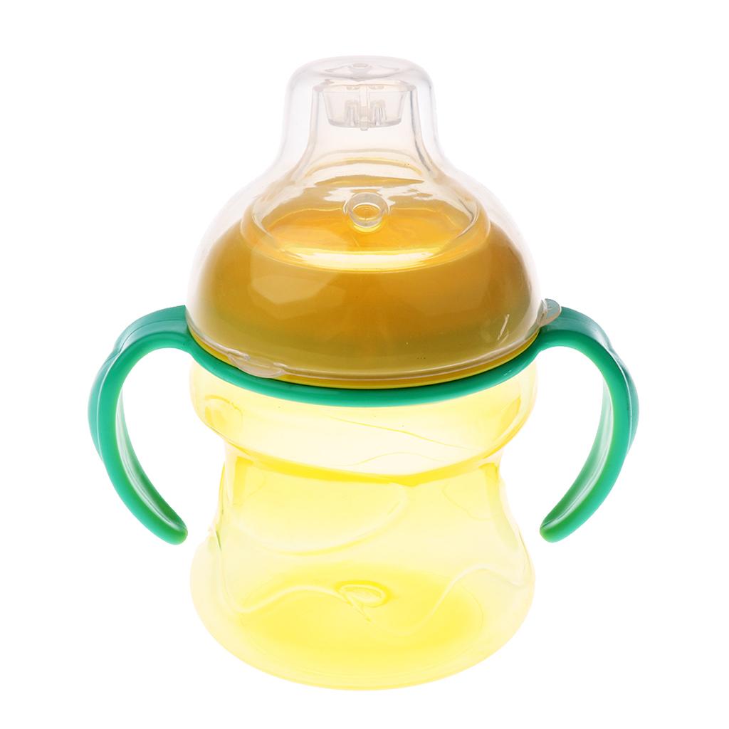 200 ML No-Spill Super Spout Grip Sippy Cups Style 2-Yellow