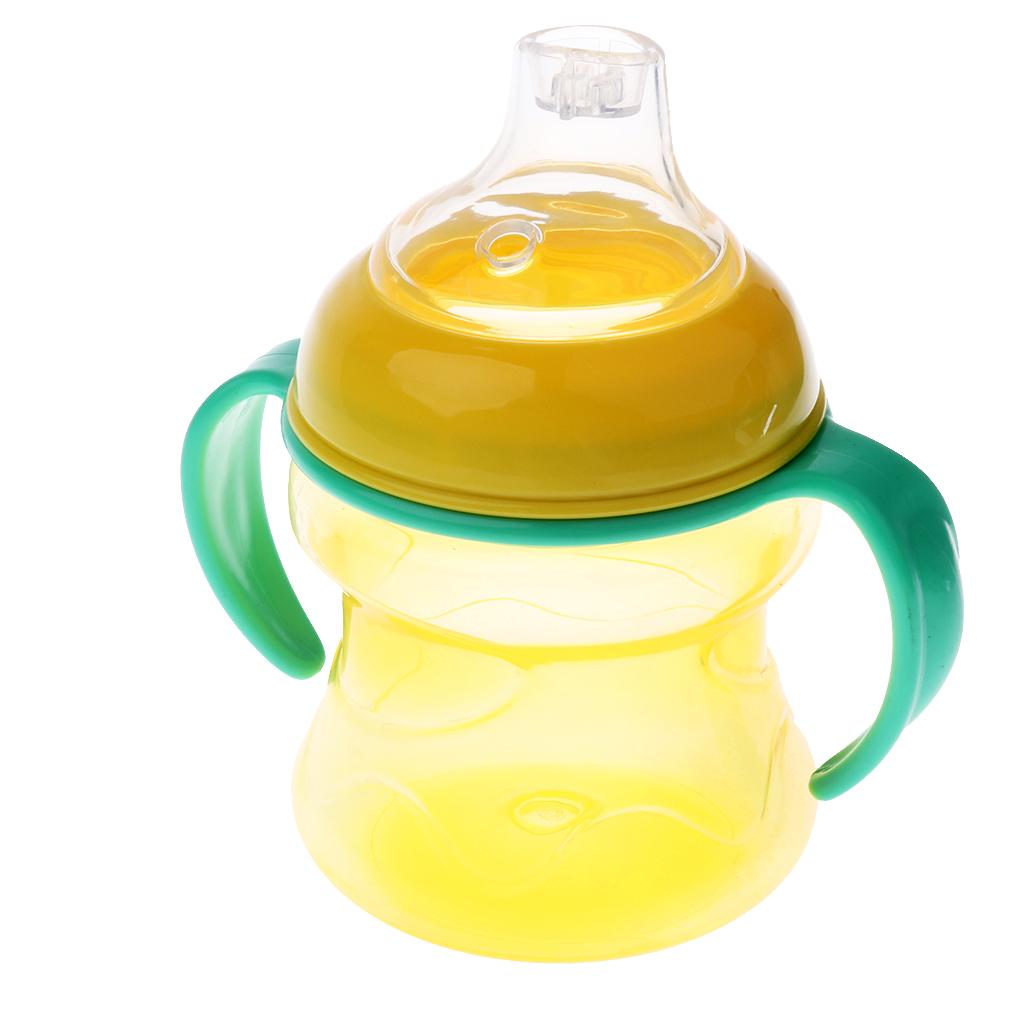 200 ML No-Spill Super Spout Grip Sippy Cups Style 2-Yellow