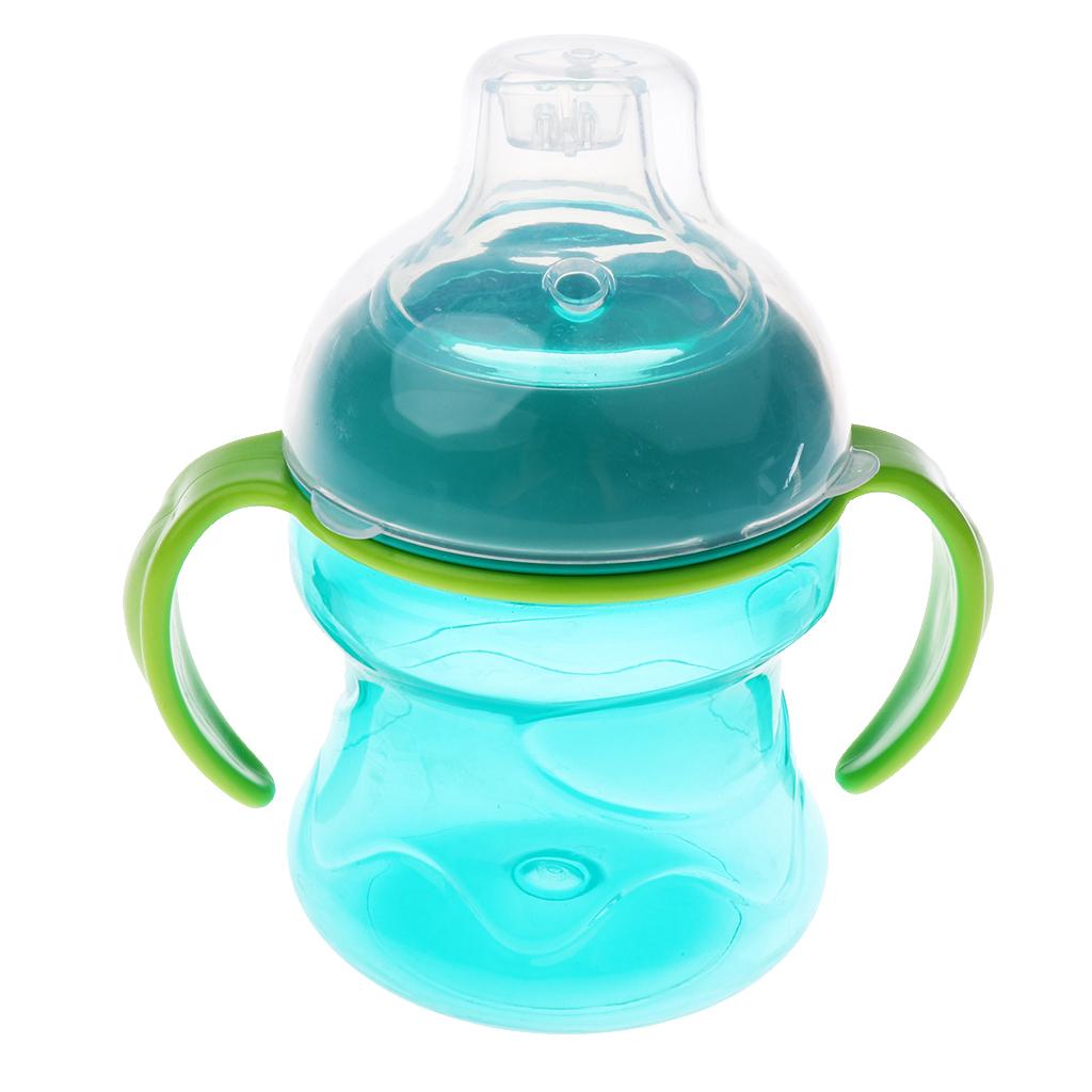 200 ML No-Spill Super Spout Grip Sippy Cups Style 2-Blue